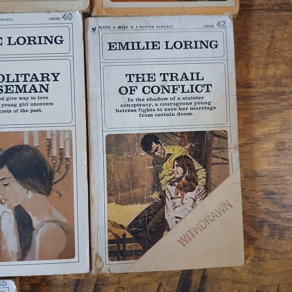 Lot of 9 Vintage Emilie Loring Books Paperback 1960s‎ Printing Romance READ